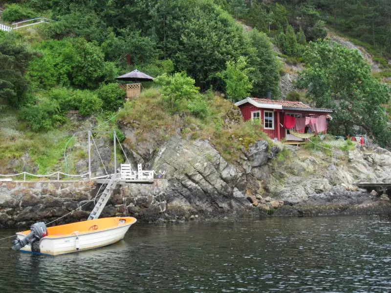 Ferienhaus in Norwegen mit Boot
